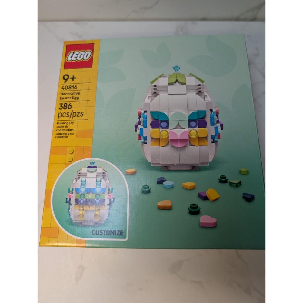 LEGO 40816 Decorative Easter Egg Seasonal Display Set Sealed 386pc